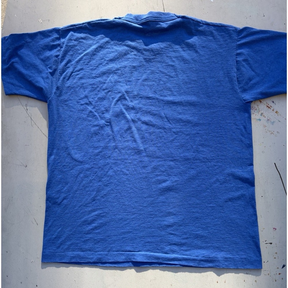 Men's Vintage Best Fruit T-Shirt Blue San Diego XL Single Stitch 90s Hotel Tree - Picture 8 of 11